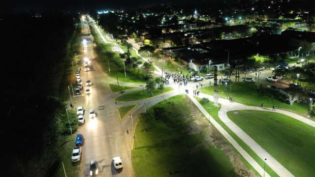 ¡Se encendió la magia en el Paseo Lineal!